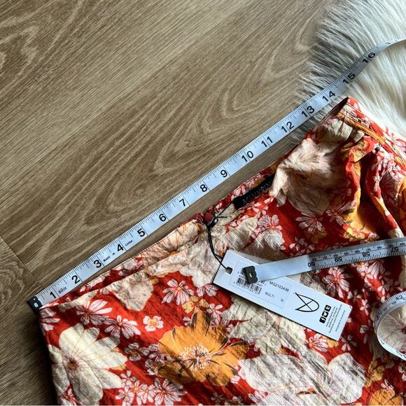 Minkpink Azar Ruched Floral Midi Skirt - Picture 6 of 10